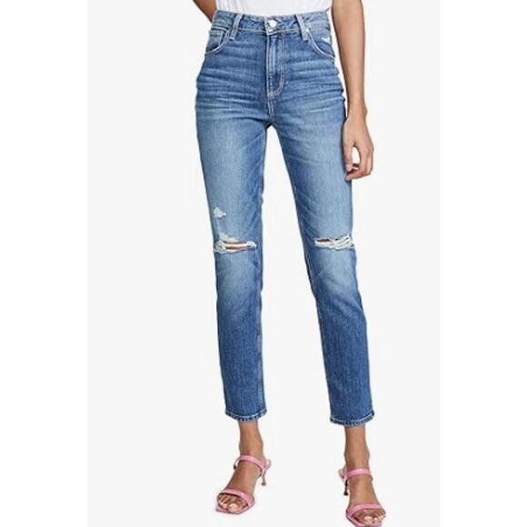 PAIGE Denim - Paige Sara Slim Skinny Jeans with Distressing- Size 25